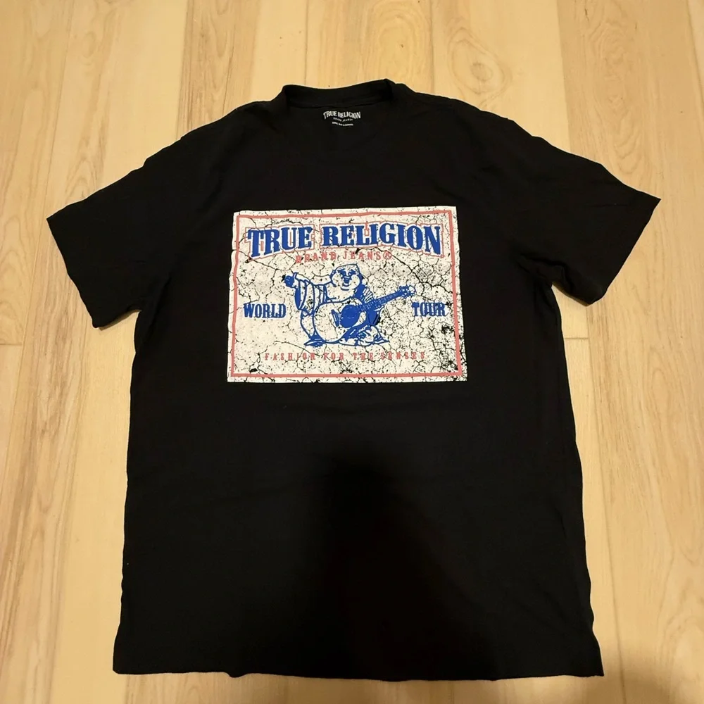 True Religion Black Graphic Tee